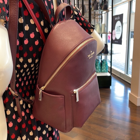 kate spade Bags Kate Spade Leila Pebbled Leather Medium Dome